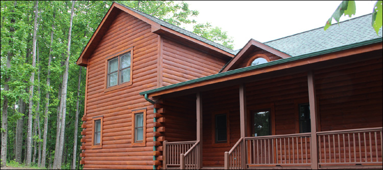 Log Home Staining in Colonial Heights City, Virginia